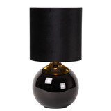 Lucide ESTERAD - Tafellamp - Ø 24 cm - 1xE14 - Zwart