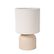 Lucide WOOLLY - Tafellamp - Ø 16 cm - 1xE14 - Beige Lucide WOOLLY - Tafellamp - Ø 16 cm - 1xE14 - Beige