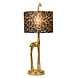 Lucide EXTRAVAGANZA MISS TALL - Tafellamp - Ø 25 cm - 1xE27 - Mat Goud / Messing