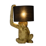 Lucide EXTRAVAGANZA CHIMP - Tafellamp - Ø 30 cm - 1xE14 - Zwart