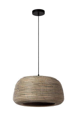 Lucide MADUKA - Hanglamp - 1xE27 - Bruin - Premium Lucide MADUKA - Hanglamp - 1xE27 - Bruin - Premium