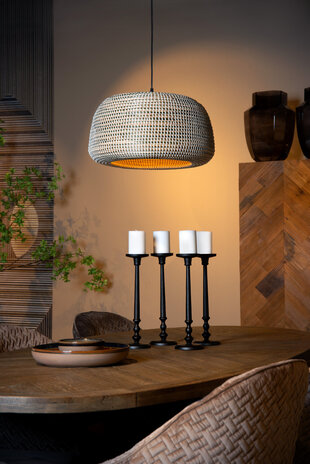 Lucide MADUKA - Hanglamp - 1xE27 - Bruin - Premium Lucide MADUKA - Hanglamp - 1xE27 - Bruin - Premium