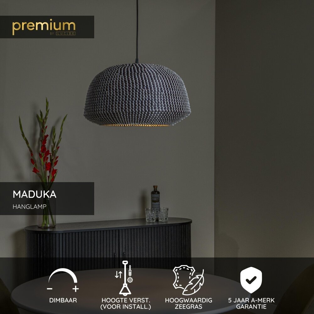 Lucide MADUKA - Hanglamp - 1xE27 - Zwart - Premium Lucide MADUKA - Hanglamp - 1xE27 - Zwart - Premium