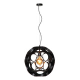Lucide HANNELORE - Hanglamp - Ø 40 cm - 1xE27 - Zwart Lucide HANNELORE - Hanglamp - Ø 40 cm - 1xE27 - Zwart