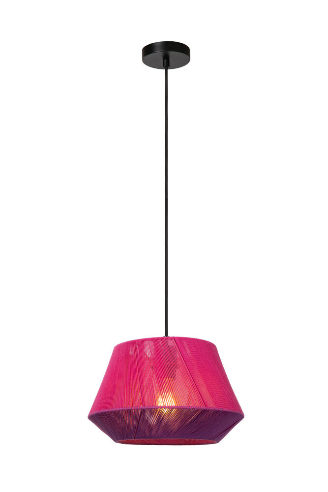 Lucide JESSICA - Hanglamp - Ø 30 cm - 1xE27 - Roze Lucide JESSICA - Hanglamp - Ø 30 cm - 1xE27 - Roze