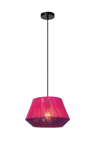 Lucide JESSICA - Hanglamp - Ø 30 cm - 1xE27 - Roze Lucide JESSICA - Hanglamp - Ø 30 cm - 1xE27 - Roze