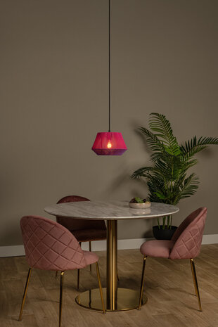 Lucide JESSICA - Hanglamp - Ø 30 cm - 1xE27 - Roze Lucide JESSICA - Hanglamp - Ø 30 cm - 1xE27 - Roze