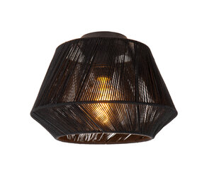Lucide JESSICA - Plafonnière - Ø 30 cm - 1xE27 - Zwart Lucide JESSICA - Plafonnière - Ø 30 cm - 1xE27 - Zwart
