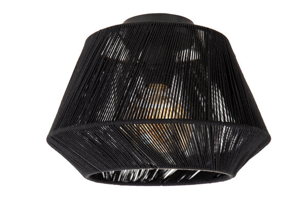 Lucide JESSICA - Plafonnière - Ø 30 cm - 1xE27 - Zwart Lucide JESSICA - Plafonnière - Ø 30 cm - 1xE27 - Zwart