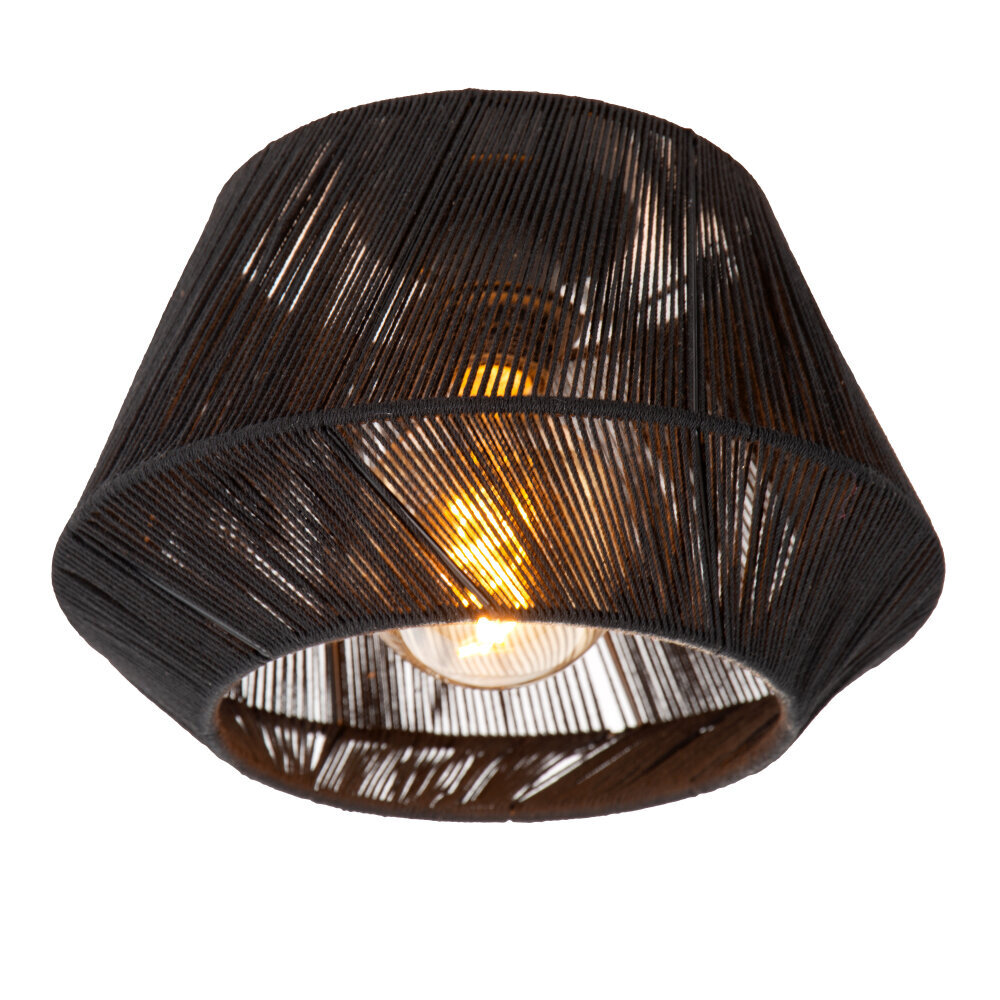 Lucide JESSICA - Plafonnière - Ø 30 cm - 1xE27 - Zwart Lucide JESSICA - Plafonnière - Ø 30 cm - 1xE27 - Zwart