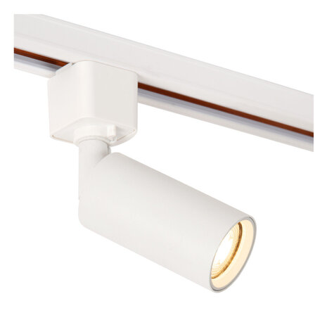 Lucide TRACK RITMO Railspot - 1-fase Railsysteem / Railverlichting - 1xGU10-MR11 - Wit (Uitbreiding)