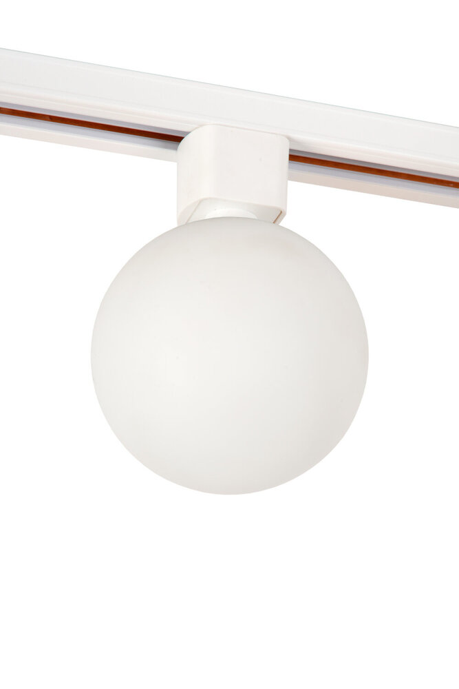 Lucide TRACK TYCHO- Railspot - 1-fase Railsysteem / Railverlichting - 1xG9 - Opaal (Uitbreiding)