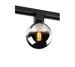 Lucide TRACK TYCHO- Railspot - 1-fase Railsysteem / Railverlichting - 1xG9 - Smoke (Uitbreiding)