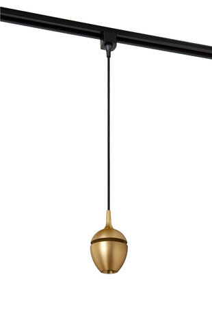 Lucide TRACK PRESTON Hanglamp - 1-fase Railsysteem / Railverlichting - 1xGU10 - Mat Goud / Messing (Uitbreiding) Lucide TRACK PRESTON Hanglamp - 1-fase Railsysteem / Railverlichting - 1xGU10 - Mat Goud / Messing (Uitbreiding)