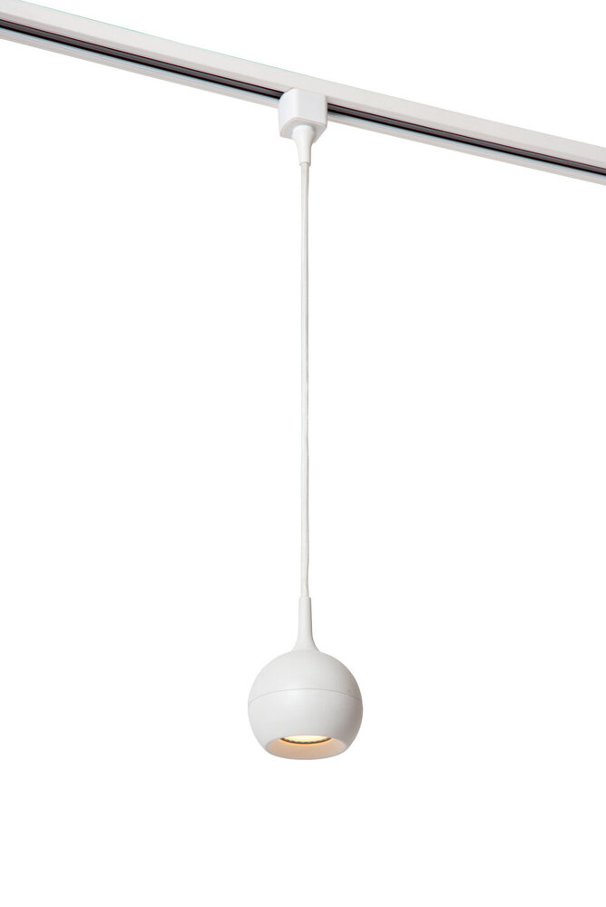 Lucide TRACK FAVORI Hanglamp - 1-fase Railsysteem / Railverlichting - 1xGU10 - Wit (Uitbreiding) Lucide TRACK FAVORI Hanglamp - 1-fase Railsysteem / Railverlichting - 1xGU10 - Wit (Uitbreiding)