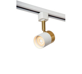 Lucide TRACK FLORIS Railspot - 1-fase Railsysteem / Railverlichting - 1xGU10 - Wit (Uitbreiding)
