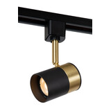 Lucide TRACK FLORIS Railspot - 1-fase Railsysteem / Railverlichting - 1xGU10 - Zwart (Uitbreiding)