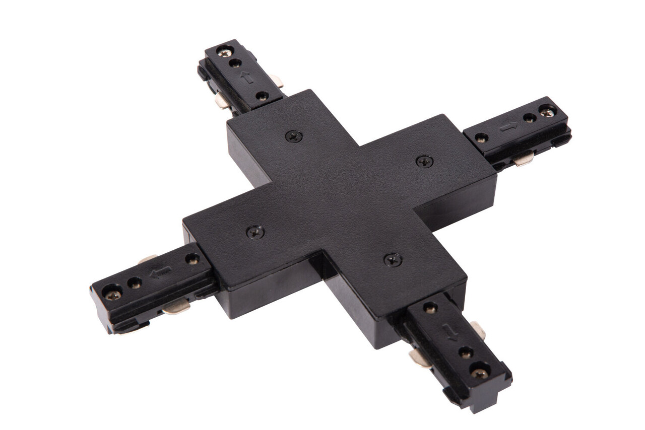 Lucide TRACK X-koppelstuk - 1-fase Railsysteem / Railverlichting - Zwart (Uitbreiding) Lucide TRACK X-koppelstuk - 1-fase Railsysteem / Railverlichting - Zwart (Uitbreiding)