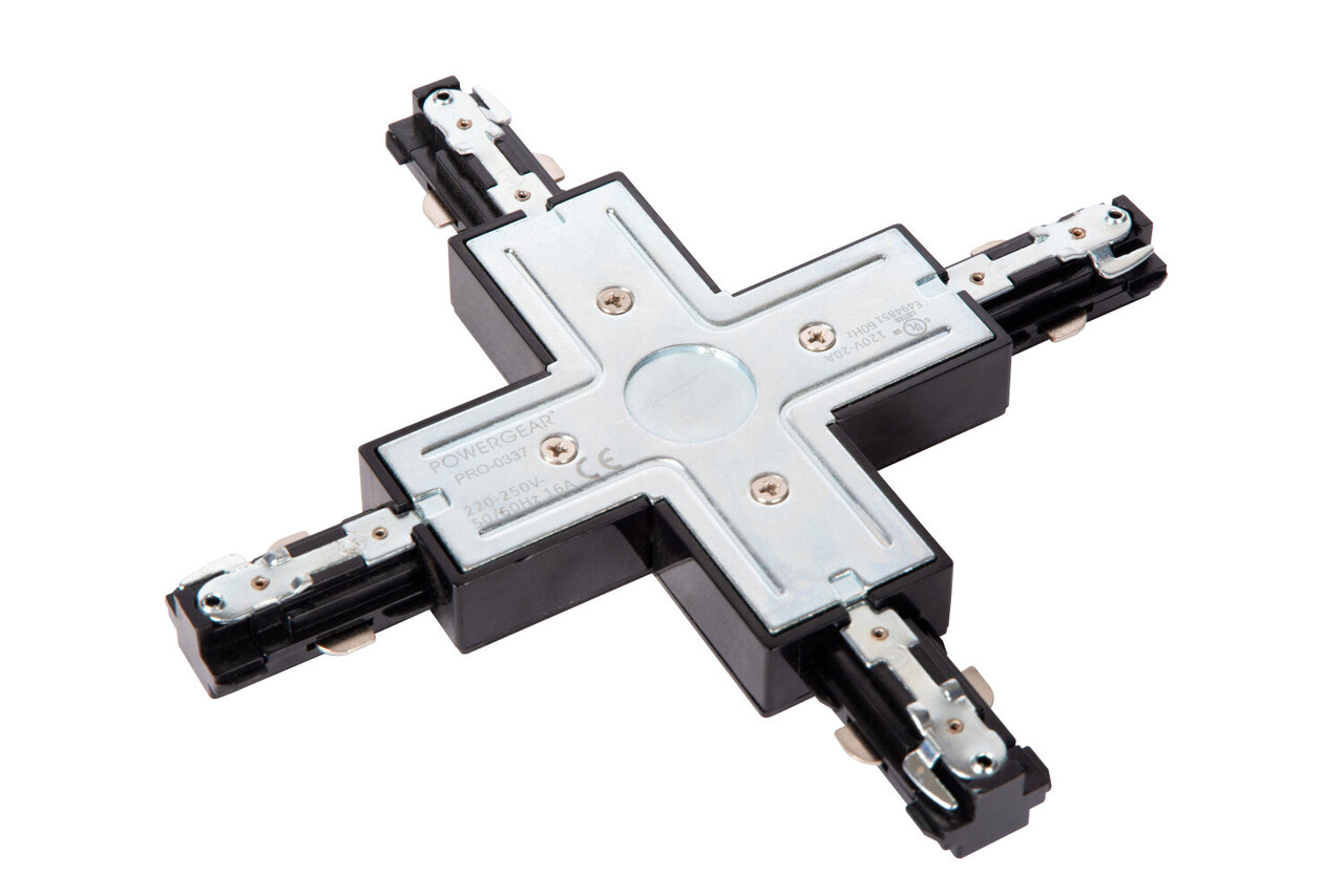 Lucide TRACK X-koppelstuk - 1-fase Railsysteem / Railverlichting - Zwart (Uitbreiding) Lucide TRACK X-koppelstuk - 1-fase Railsysteem / Railverlichting - Zwart (Uitbreiding)