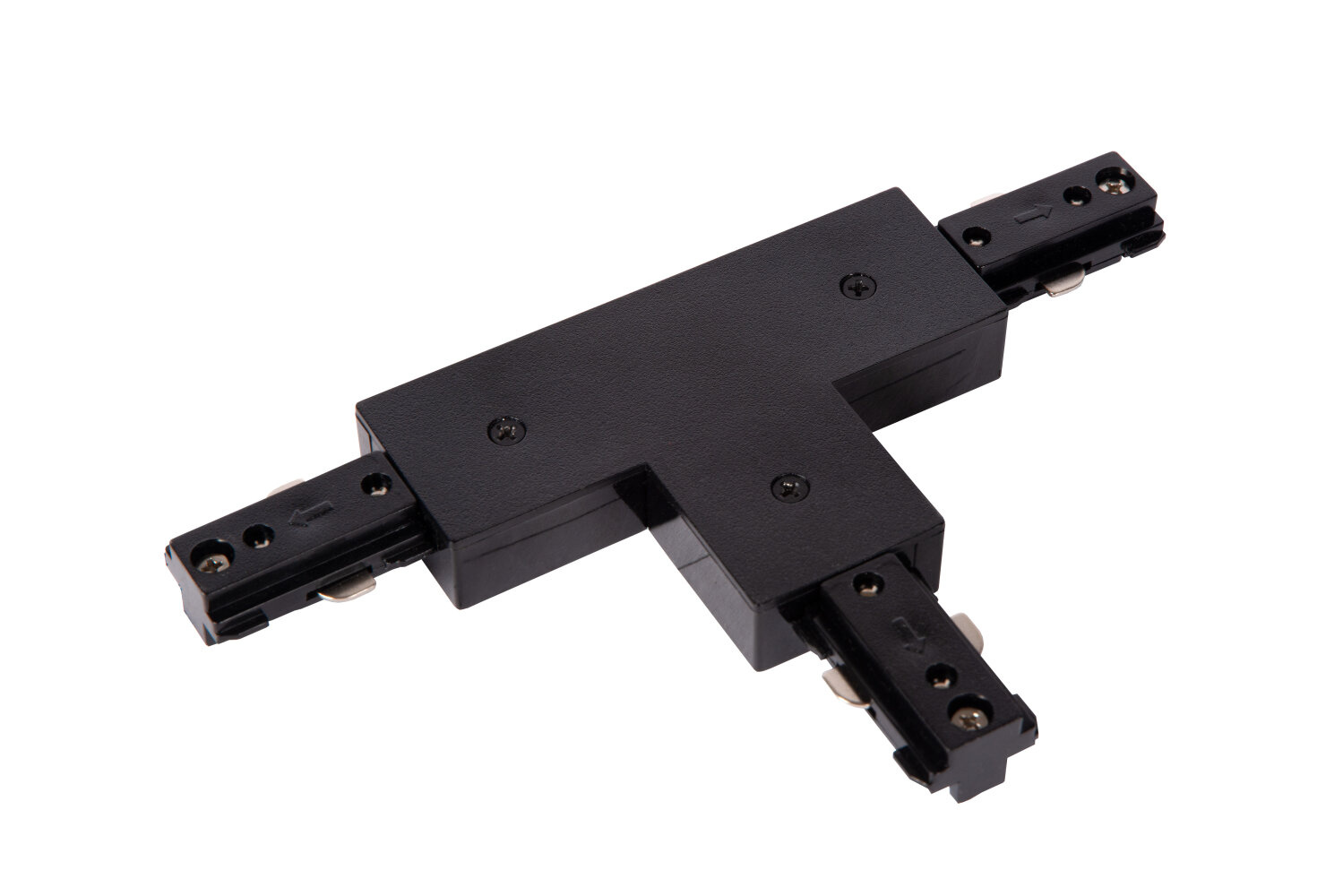 Lucide TRACK T-koppelstuk B - 1-fase Railsysteem / Railverlichting - Zwart (Uitbreiding)
