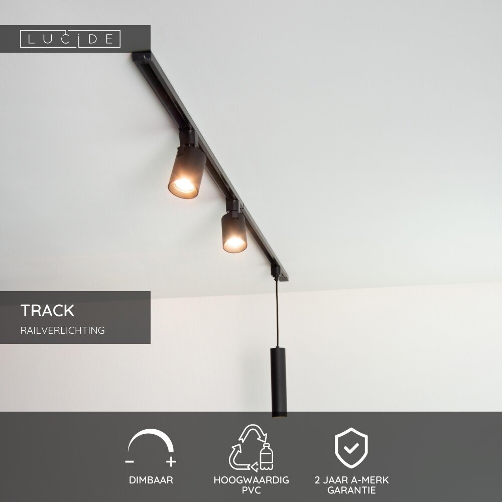 Lucide TRACK T-koppelstuk B - 1-fase Railsysteem / Railverlichting - Zwart (Uitbreiding) Lucide TRACK T-koppelstuk B - 1-fase Railsysteem / Railverlichting - Zwart (Uitbreiding)