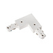 Lucide TRACK L-koppelstuk - 1-fase Railsysteem / Railverlichting - Links -Wit (Uitbreiding)