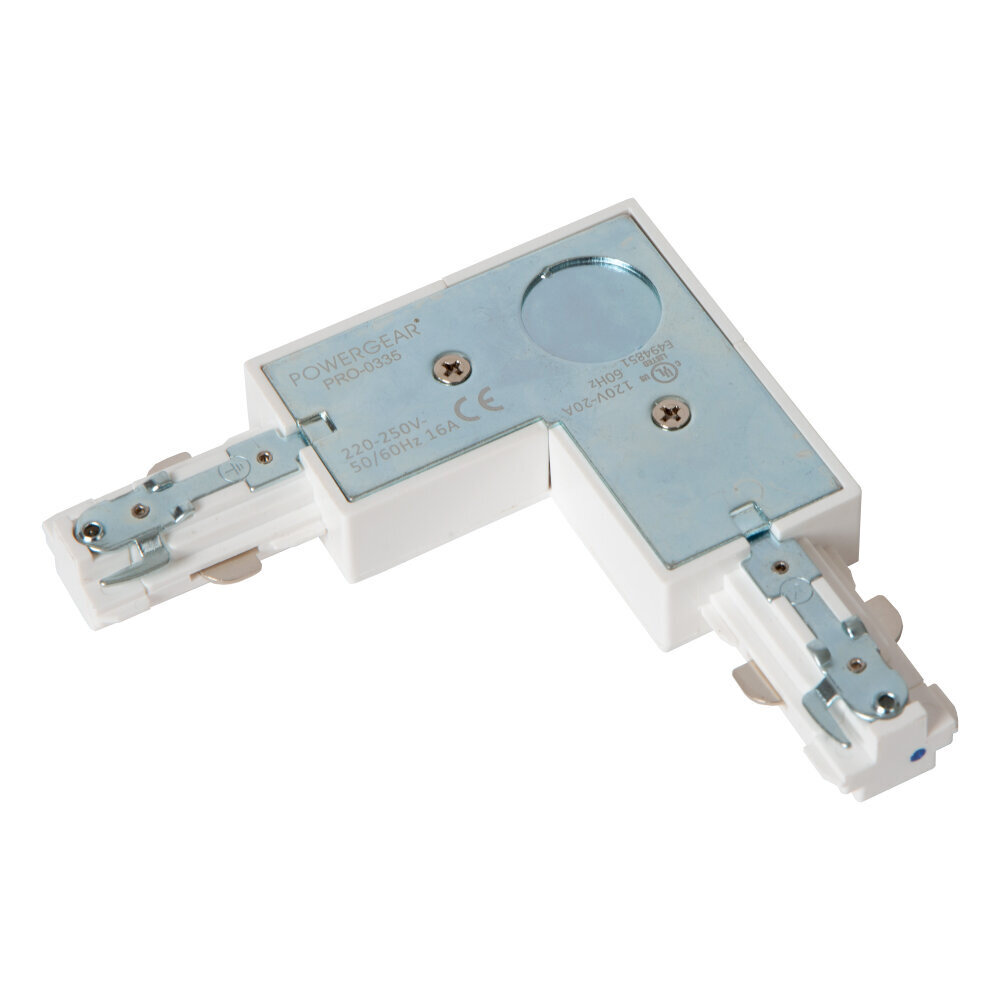 Lucide TRACK L-koppelstuk - 1-fase Railsysteem / Railverlichting - Links -Wit (Uitbreiding)