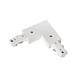 Lucide TRACK L-koppelstuk - 1-fase Railsysteem / Railverlichting - Links -Wit (Uitbreiding)