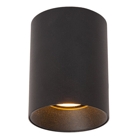 Lucide GERTI - Plafondspot - Ø 8 cm - 1xGU10 (MR16) - Inclusief omwisselbare ringen - Zwart - Essential Lucide GERTI - Plafondspot - Ø 8 cm - 1xGU10 (MR16) - Inclusief omwisselbare ringen - Zwart - Essential