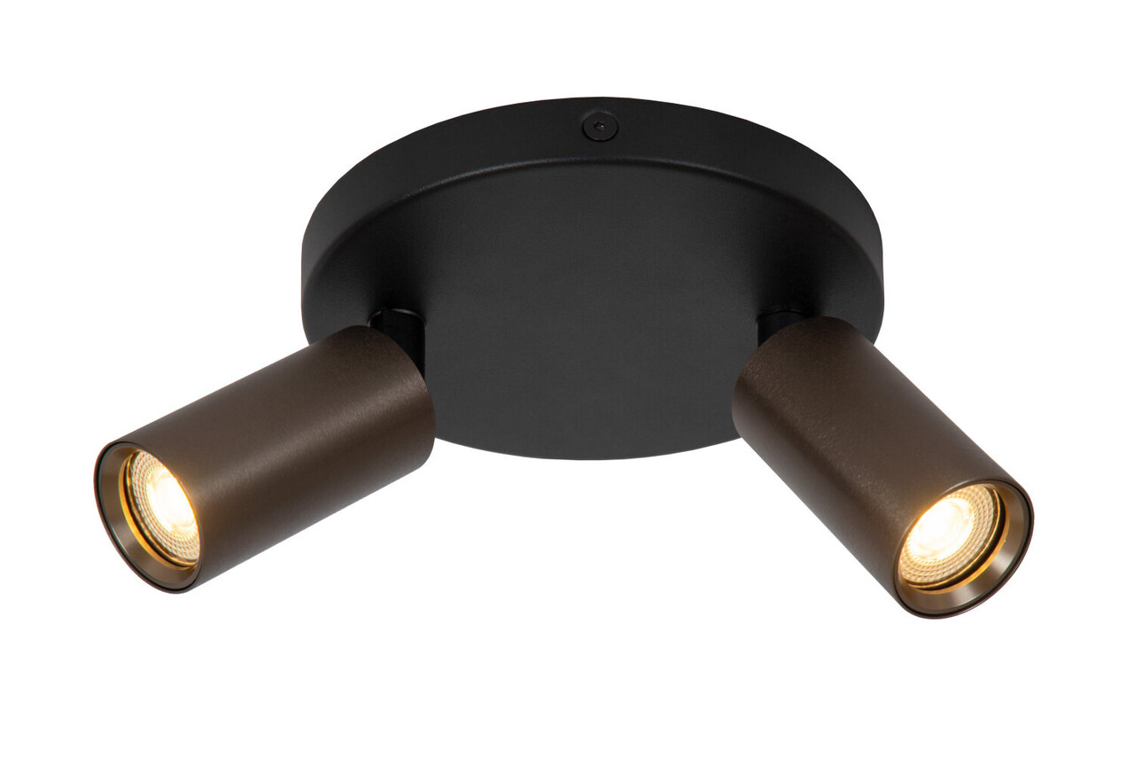 Lucide RITMO - Plafondspot - Ø 15 cm - 2xGU10 (MR11) - Koffie Lucide RITMO - Plafondspot - Ø 15 cm - 2xGU10 (MR11) - Koffie