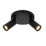 Lucide RITMO - Plafondspot - Ø 15 cm - 2xGU10 (MR11) - Zwart Lucide RITMO - Plafondspot - Ø 15 cm - 2xGU10 (MR11) - Zwart