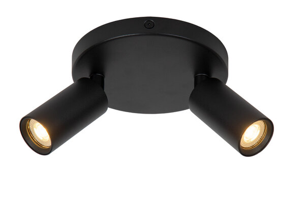 Lucide RITMO - Plafondspot - Ø 15 cm - 2xGU10 (MR11) - Zwart Lucide RITMO - Plafondspot - Ø 15 cm - 2xGU10 (MR11) - Zwart