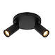 Lucide RITMO - Plafondspot - Ø 15 cm - 2xGU10 (MR11) - Zwart Lucide RITMO - Plafondspot - Ø 15 cm - 2xGU10 (MR11) - Zwart