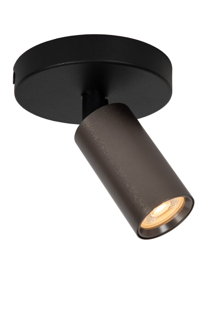 Lucide RITMO - Plafondspot - Ø 10 cm - 1xGU10 (MR11) - Koffie Lucide RITMO - Plafondspot - Ø 10 cm - 1xGU10 (MR11) - Koffie