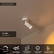 Lucide CLUBS - Plafondspot - 1xGU10 (MR16) - Wit