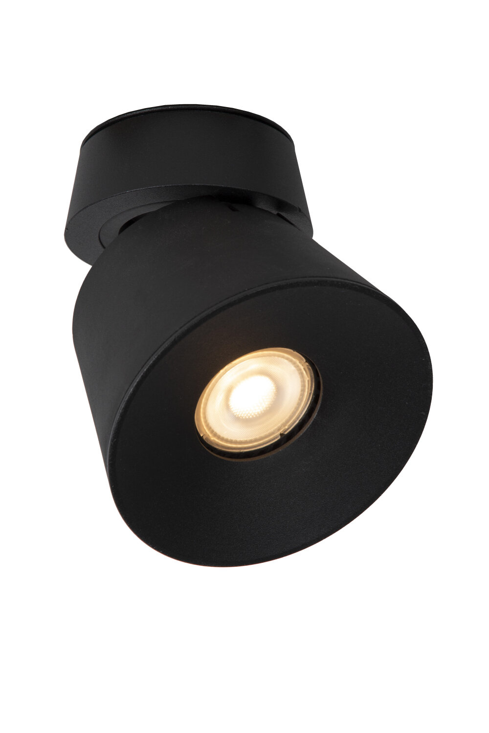 Lucide TRIGONO - Plafondspot - Ø 10,5 cm - 1xGU10 (MR16) - Zwart