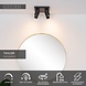 Lucide TAYLOR - Plafondspot Badkamer - LED Dim to warm - GU10 (MR16) - 4x5W 2200K/3000K - IP44 - Zwart Lucide TAYLOR - Plafondspot Badkamer - LED Dim to warm - GU10 (MR16) - 4x5W 2200K/3000K - IP44 - Zwart