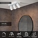 Lucide TAYLOR - Plafondspot Badkamer - LED Dim to warm - GU10 (MR16) - 3x5W 2200K/3000K - IP44 - Wit