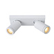 Lucide TAYLOR - Plafondspot Badkamer - LED Dim to warm - GU10 (MR16) - 2x5W 2200K/3000K - IP44 - Wit