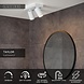 Lucide TAYLOR - Plafondspot Badkamer - LED Dim to warm - GU10 (MR16) - 2x5W 2200K/3000K - IP44 - Wit