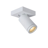 Lucide TAYLOR - Plafondspot Badkamer - LED Dim to warm - GU10 (MR16) - 1x5W 2200K/3000K - IP44 - Wit