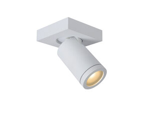 Lucide TAYLOR - Plafondspot Badkamer - LED Dim to warm - GU10 (MR16) - 1x5W 2200K/3000K - IP44 - Wit