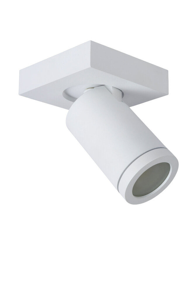 Lucide TAYLOR - Plafondspot Badkamer - LED Dim to warm - GU10 (MR16) - 1x5W 2200K/3000K - IP44 - Wit
