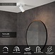 Lucide TAYLOR - Plafondspot Badkamer - LED Dim to warm - GU10 (MR16) - 1x5W 2200K/3000K - IP44 - Wit