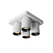 Lucide NIGEL - Plafondspot - LED Dim to warm - GU10 (MR16) - 4x5W 2200K/3000K - Wit