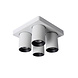 Lucide NIGEL - Plafondspot - LED Dim to warm - GU10 (MR16) - 4x5W 2200K/3000K - Wit