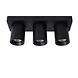 Lucide NIGEL - Plafondspot - LED Dim to warm - GU10 (MR16) - 3x5W 2200K/3000K - Zwart