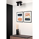 Lucide NIGEL - Plafondspot - LED Dim to warm - GU10 (MR16) - 2x5W 2200K/3000K - Zwart