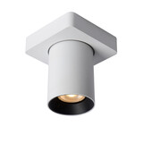 Lucide NIGEL - Plafondspot - LED Dim to warm - GU10 (MR16) - 1x5W 2200K/3000K - Wit