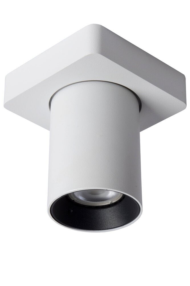 Lucide NIGEL - Plafondspot - LED Dim to warm - GU10 (MR16) - 1x5W 2200K/3000K - Wit Lucide NIGEL - Plafondspot - LED Dim to warm - GU10 (MR16) - 1x5W 2200K/3000K - Wit
